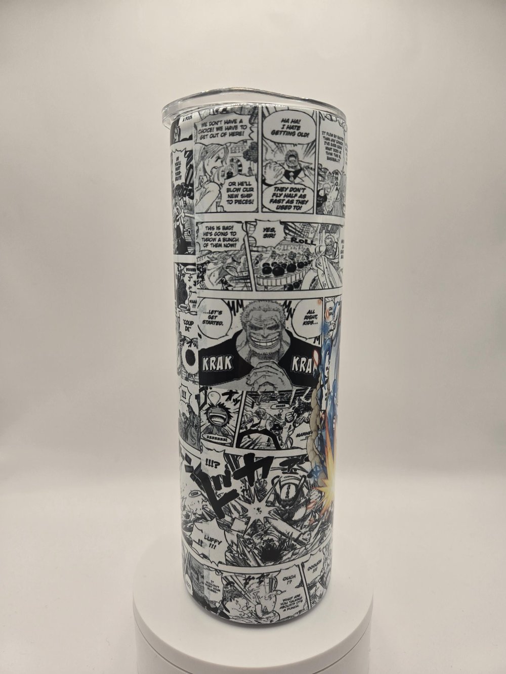 Image of Iron Will of the Sea | Anime-Inspired Manga Panel 20oz Tumbler