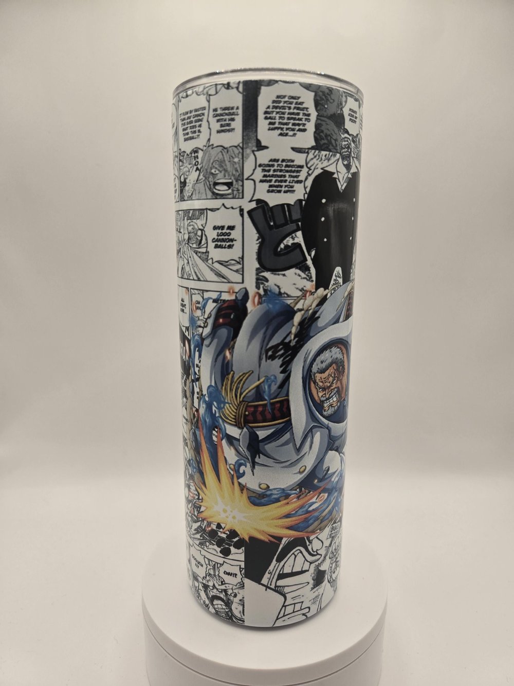Image of Iron Will of the Sea | Anime-Inspired Manga Panel 20oz Tumbler