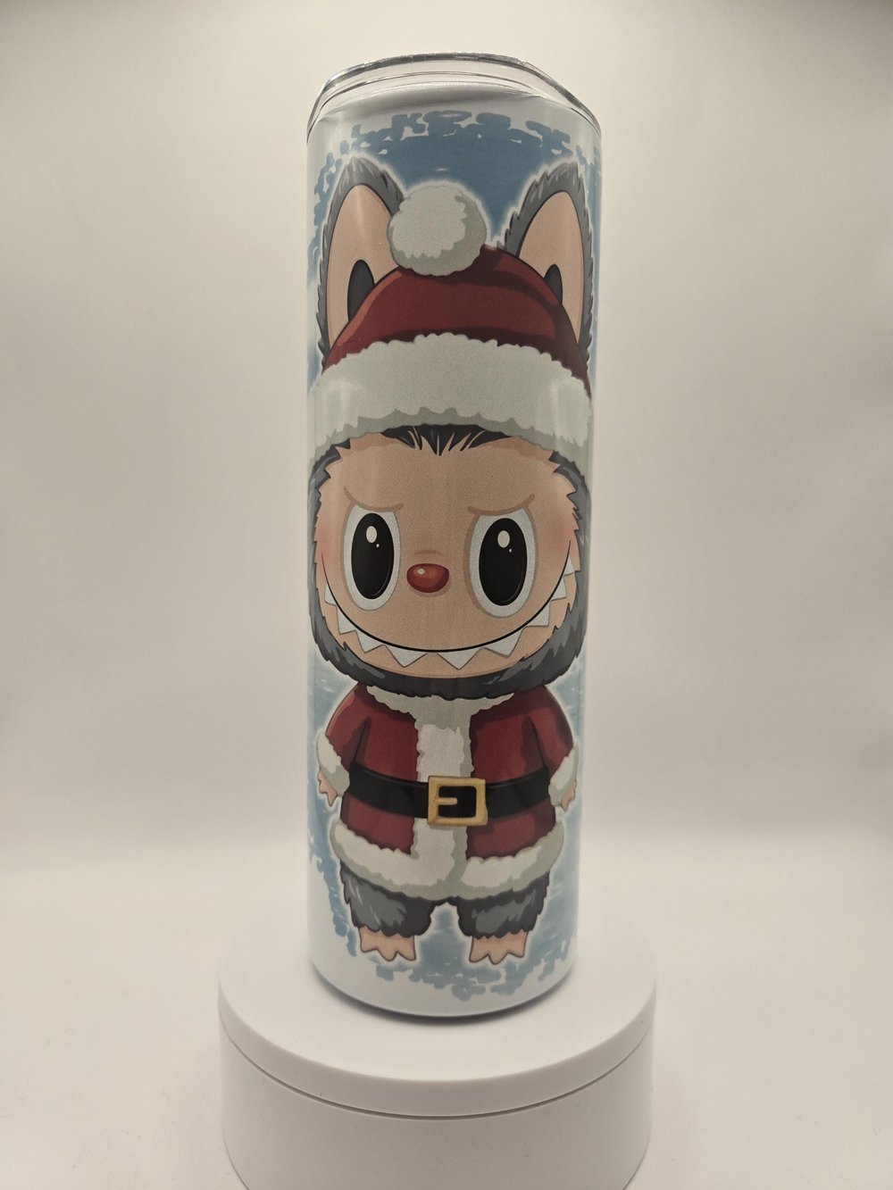 Image of Merry Christmas Monster | Cute Holiday Creature 20oz Skinny Tumbler