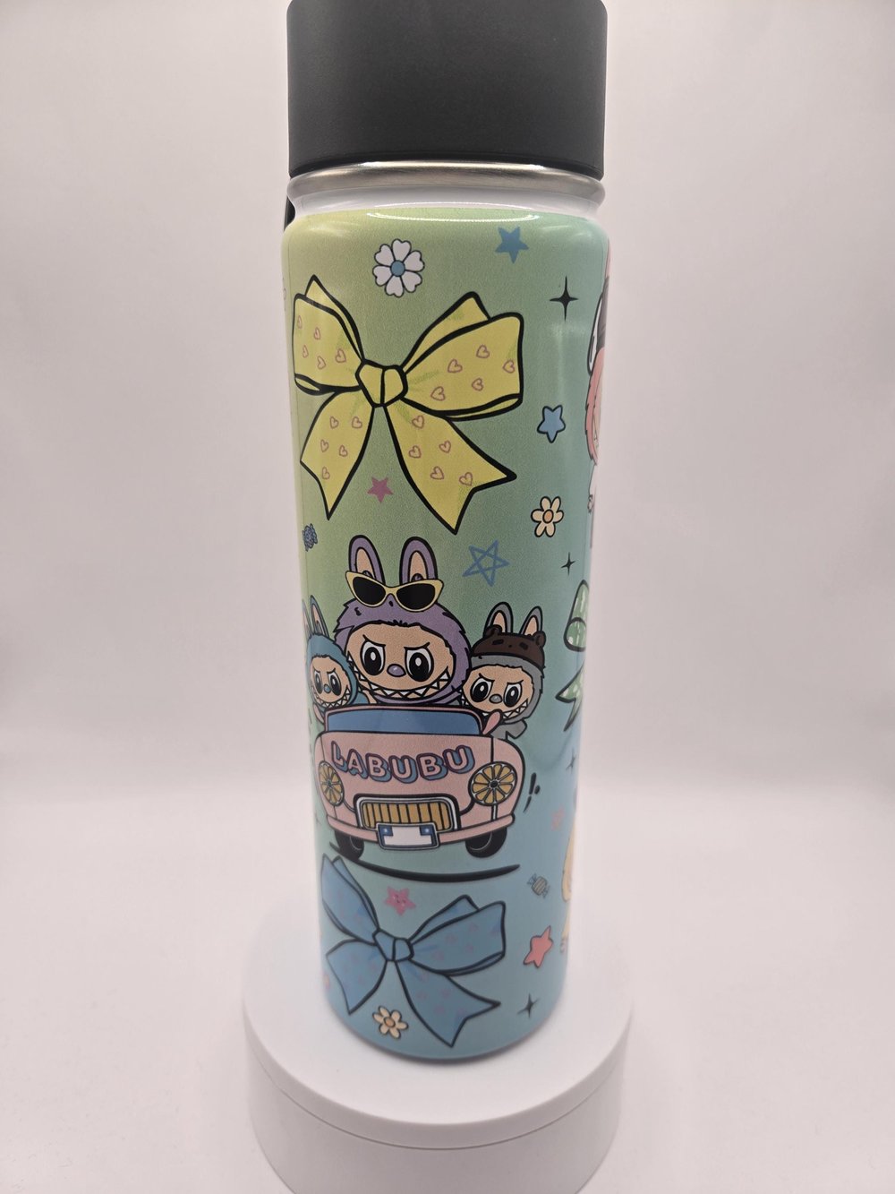 Image of 22oz Cute Critter Adventure Tumbler – Bowcore, Pastel & Full of Attitude