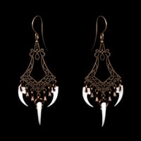 "Dawn" Claw Bone Earrings