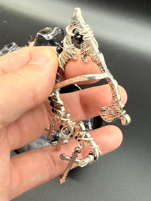 Onyx Elf Earcuff Earrings