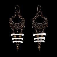 "Clare" Toe Bone Earrings