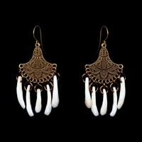"Nita" Teeth Earrings