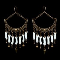 "Risha" Toe Bone Earrings