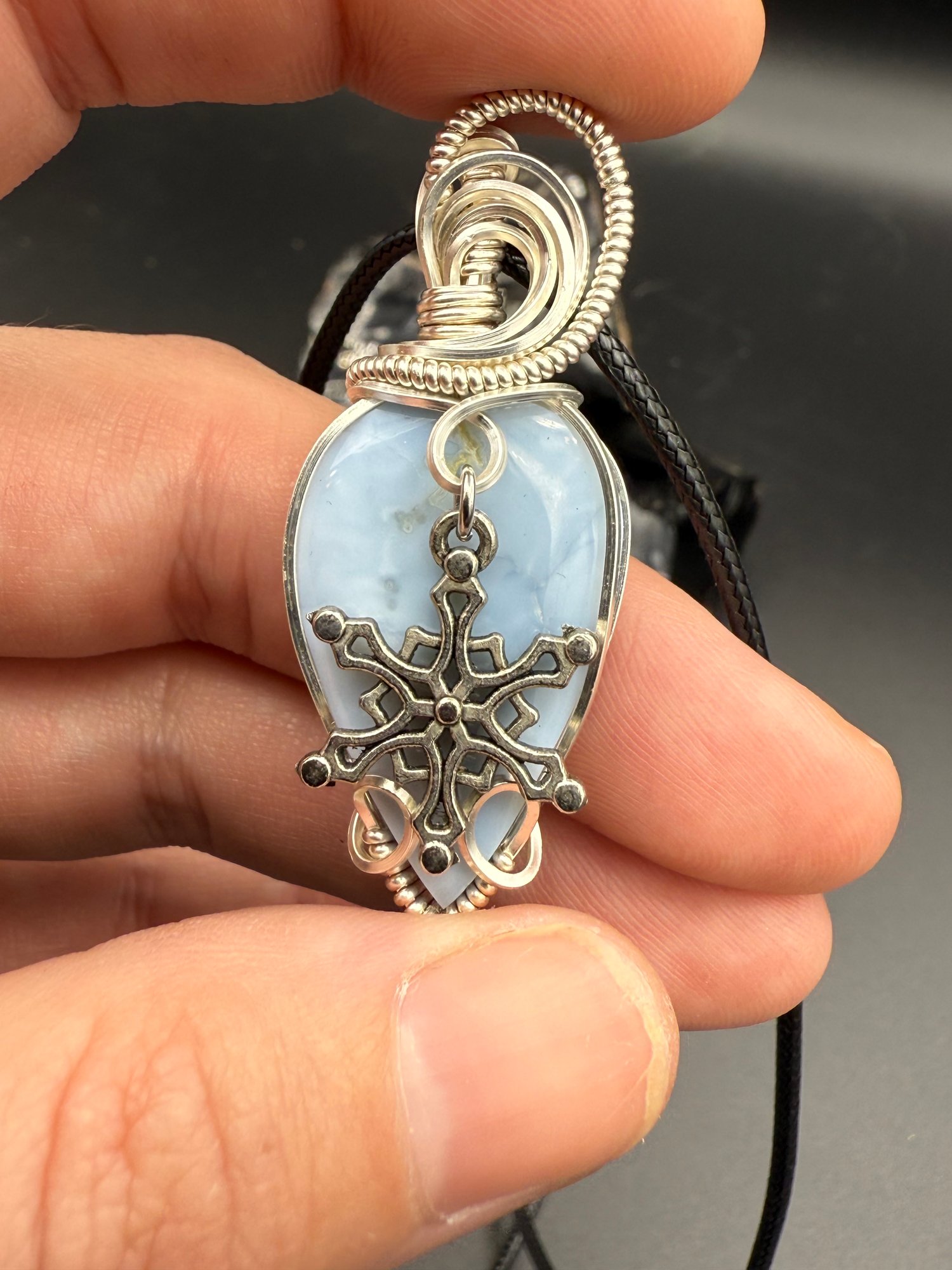 Owyhee Blue Opal w/ Snowflake