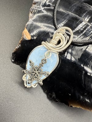 Owyhee Blue Opal w/ Snowflake