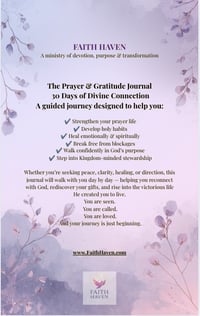 Image 2 of The Prayer & Gratitude Journal: 30 Days of Divine Connection