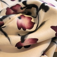 Image 2 of "Sumié Hana Mulasaki"　墨絵　花　紫