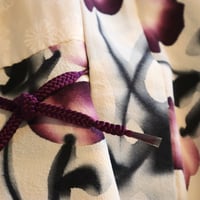 Image 5 of "Sumié Hana Mulasaki"　墨絵　花　紫