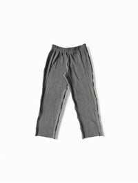 Image 2 of Pantalon en coton côtelé gris
