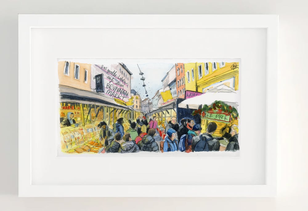 Image of Pralles Leben Brunnenmarkt // Wien