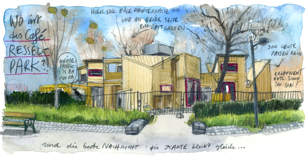 Image of Café Resselpark in the Making // Wien