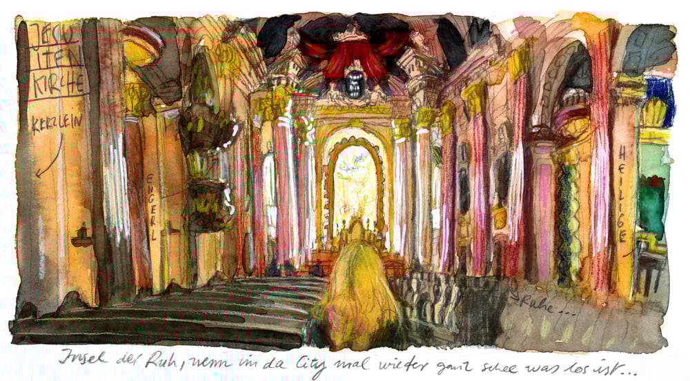 Image of Ruhe in der Jesuitenkirche // Wien