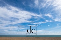  Sky, clouds, sea and beach background. High resolution photo to download