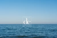 Calm sea with blue sky background. Photoshop background Digital Download