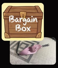 Image 1 of Bargain Box - Single Strap Panel Gag  (Metallic Pink)