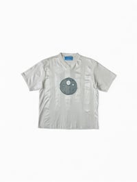 Image 1 of T-shirt football avec lune en denim 