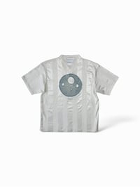 Image 2 of T-shirt football avec lune en denim 