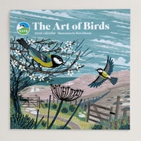 Image 1 of RSPB The Art of Birds 2026 Calendar