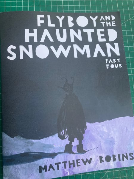Image of Flyboy and the Haunted Snowman comic - part four