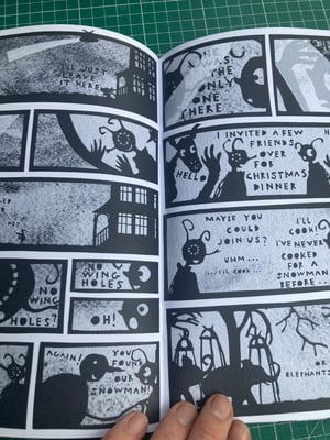 Image of Flyboy and the Haunted Snowman comic - part four