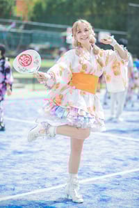 Image 3 of TUTORIAL: Yukata Upcycle Project (melopara costume)