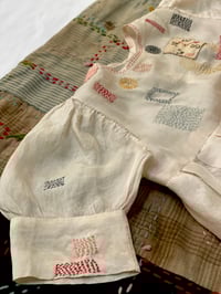 Image 2 of Embroidered Art Work/Silk Dress