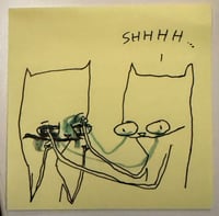 Image 3 of 3 post-it “Have some tears” comic 