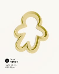 Image 3 of 🎄 Extra-Large Gingerbread Man Cookie Cutter – Big, Bold & Festive! 🍪