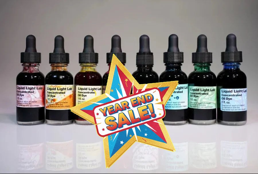 Image of 8 Color Set - 1 Oz. Concentrated Oil Dyes for Liquid Light Shows