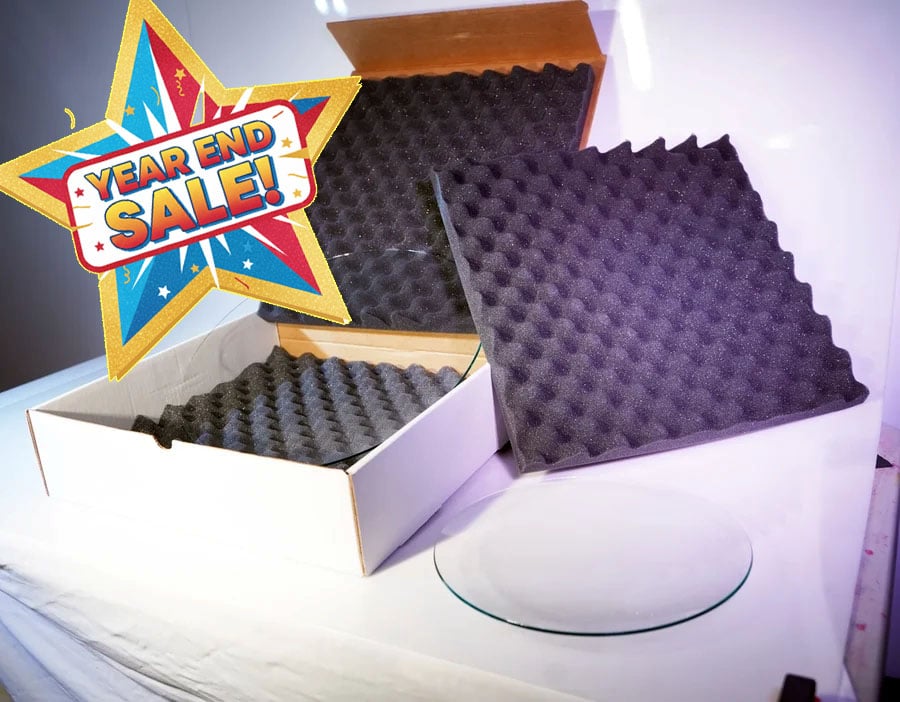 Image of "Fast" Glass Set with Padded Case for Liquid Light Shows