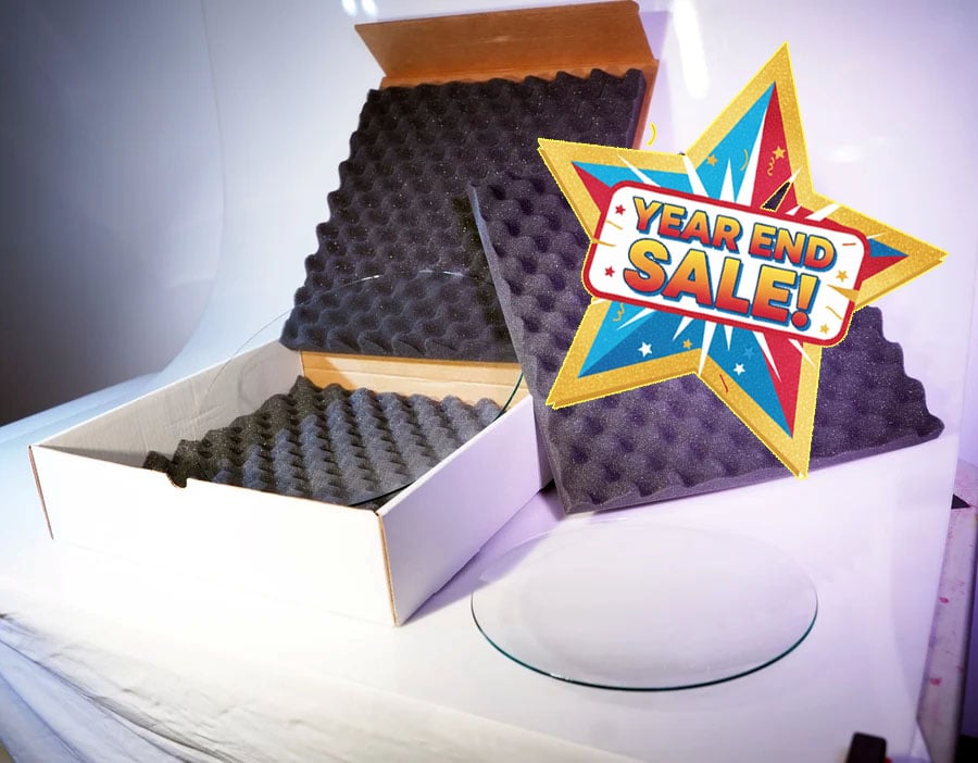 Image of "Slow" Glass Set with Padded Case for Liquid Light Shows