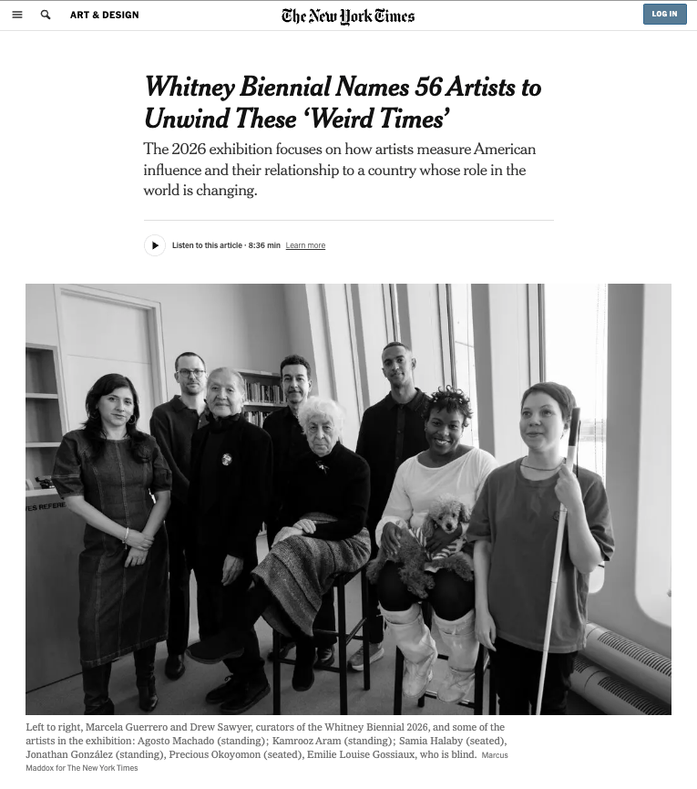 Image of ‘Weird Times’ / BIENNIAL SWEATER