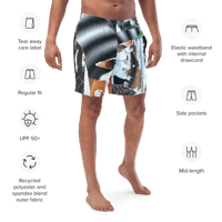 Image 3 of BAD ADS - "Cloud Cover" - Recycled Swim Trunks