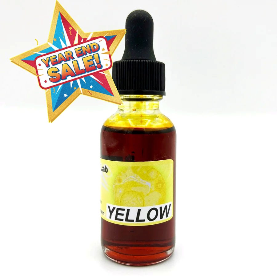 Image of Sunshine Yellow - Concentrated Oil Dye for Liquid Light Shows - 1 oz 