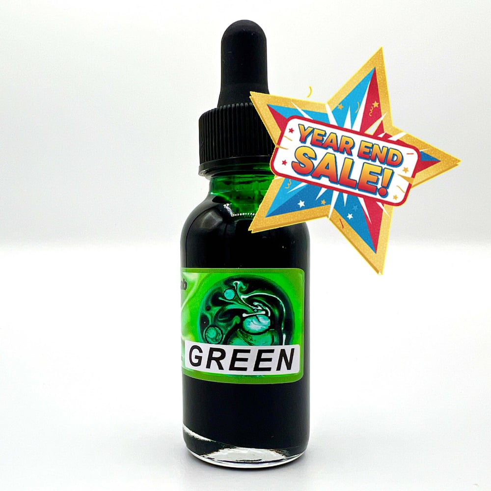 Image of Limpid Green - Concentrated Oil Dye for Liquid Light Shows - 1 oz