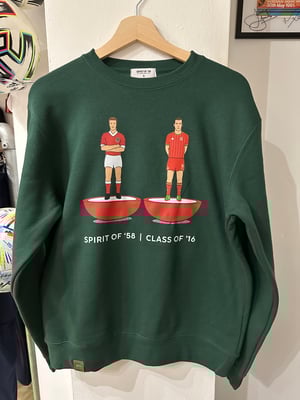 Image of Spirit of ‘58 Class of ‘16  Sweatshirt in Navy & Bottle Green 