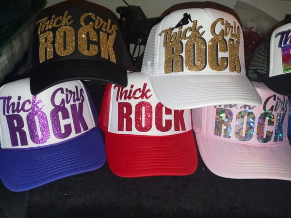 Image of THICK GIRLS ROCK CUSTOM HATS