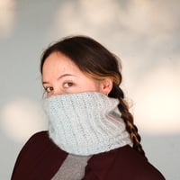 Image 1 of Blue Gradient Neck Gaiter