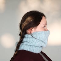 Image 2 of Blue Gradient Neck Gaiter