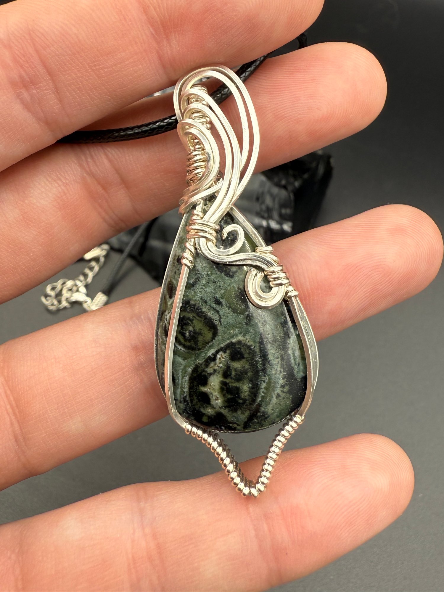 Kambaba Jasper Pendant