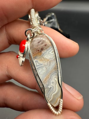 Christmas Santa Crazy Lace Agate