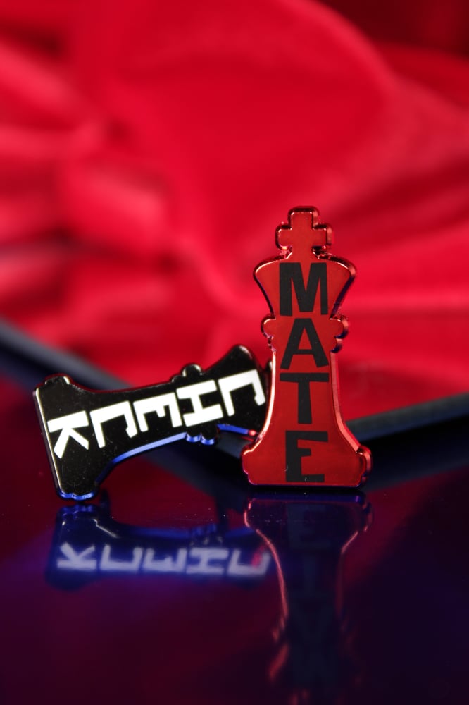 Image of Chrome Chess Pins