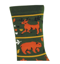 Image 2 of Forest Friends Bamboo Crew Socks