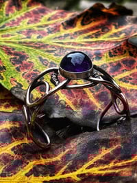 Image 1 of Bronze Cuff with Amethyst