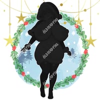 Image 2 of Santa's Helper Tsuki Vinyl Decal Pre-Order