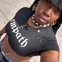 "Empath" 3D Letter Crop Top