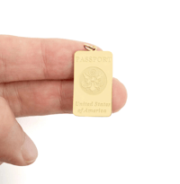 Image 3 of Travel Passport Charm