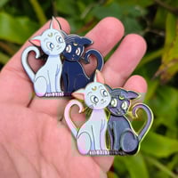 Moonlit Companions Pin